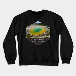 Yellowstone National Park - Morning Glory Pool Crewneck Sweatshirt